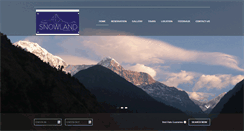 Desktop Screenshot of hotelsnowlandpokhara.com