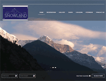 Tablet Screenshot of hotelsnowlandpokhara.com